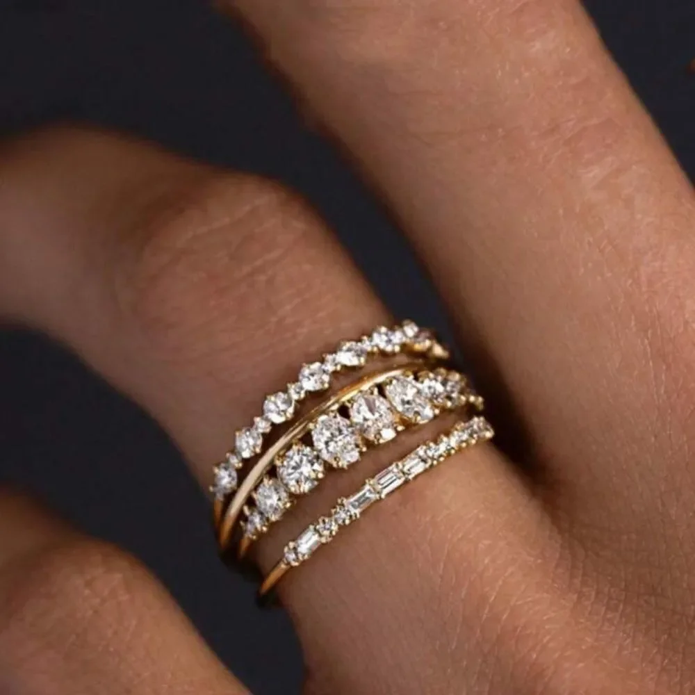diamond rings A306 - Picture 1 of 4